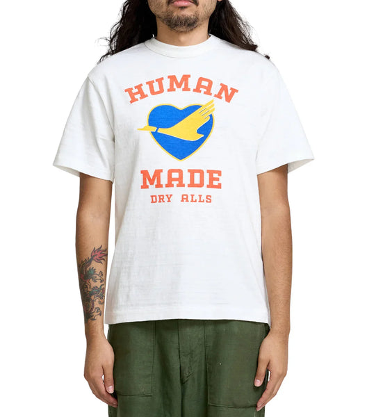 Human Made Heart Graphic T-Shirt Blue White