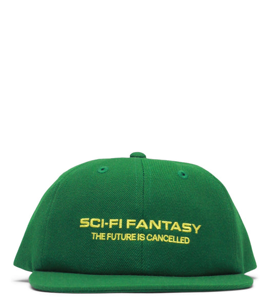 Sci-Fi Fantasy Future Is Cancelled Hat Green