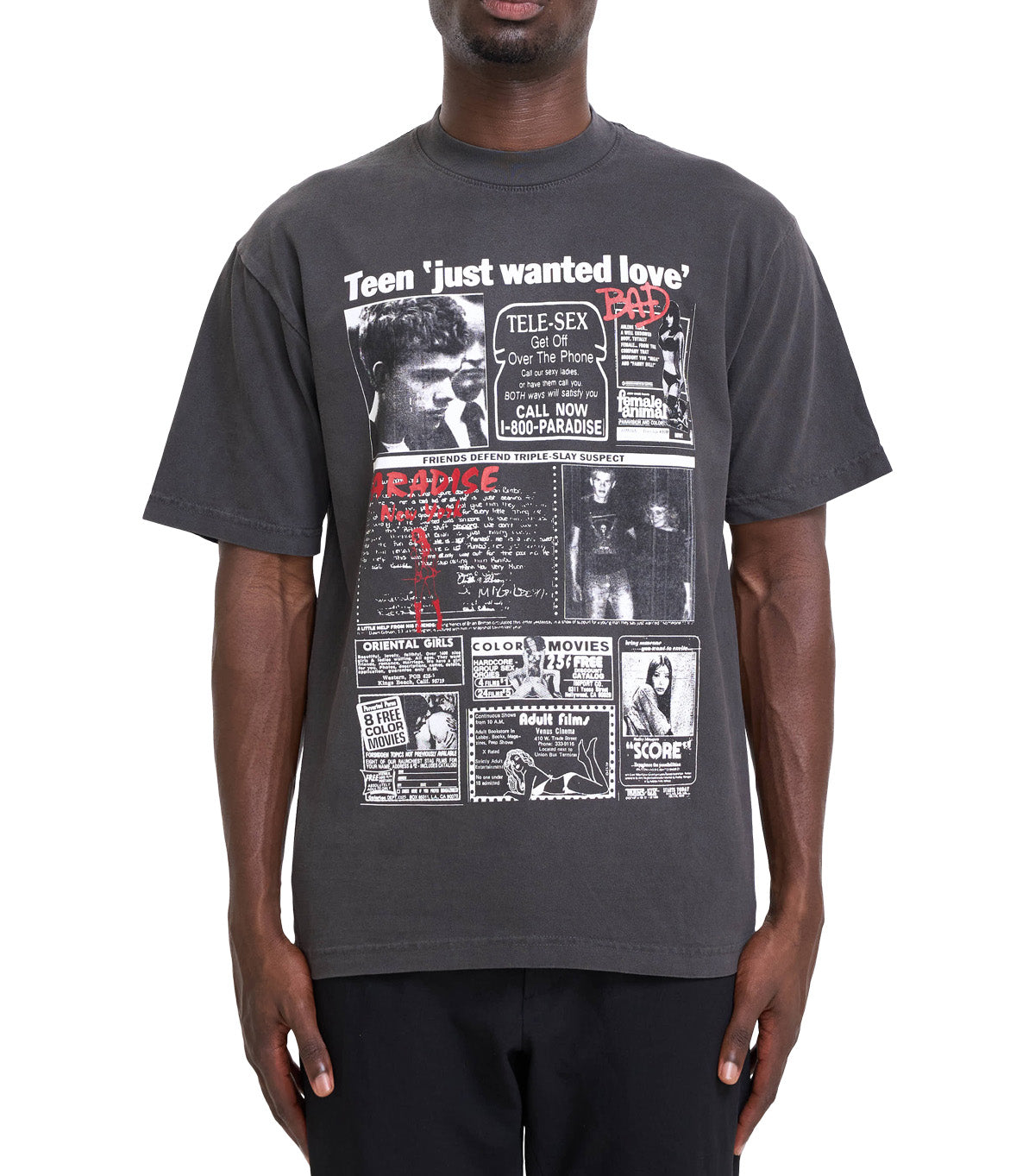 Paradise Teen Just Wanted Love T-Shirt Black