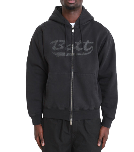 BoTT Washed Script Hoodie Black