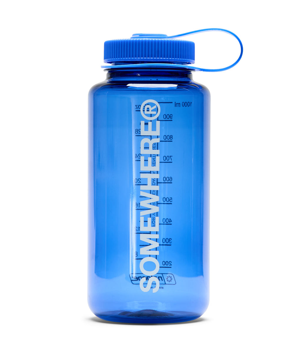 SOMEWHERE Nalgene® Water Bottle Blue