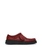 Clarks x Martine Rose Women's Cur Torview Burgundy Leather
