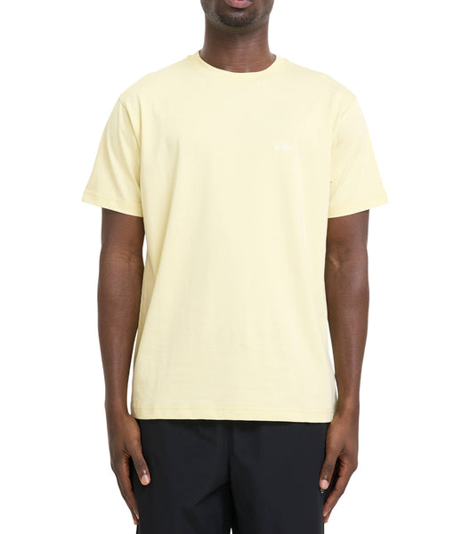 Dime Cursive Small Logo T-Shirt Cream