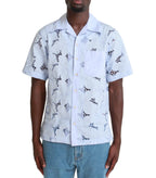 Wales Bonner Highlife Bowling Shirt Light Blue