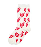 Human Made Heart Socks White