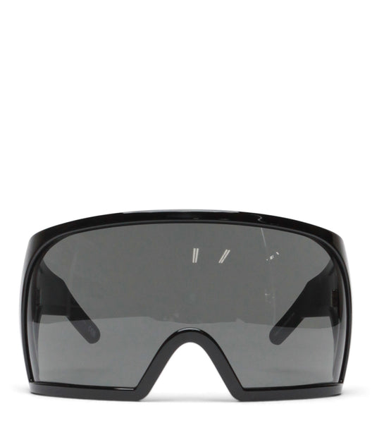 Rick Owens DRKSHDW Kriester Shiny Sunglasses Black