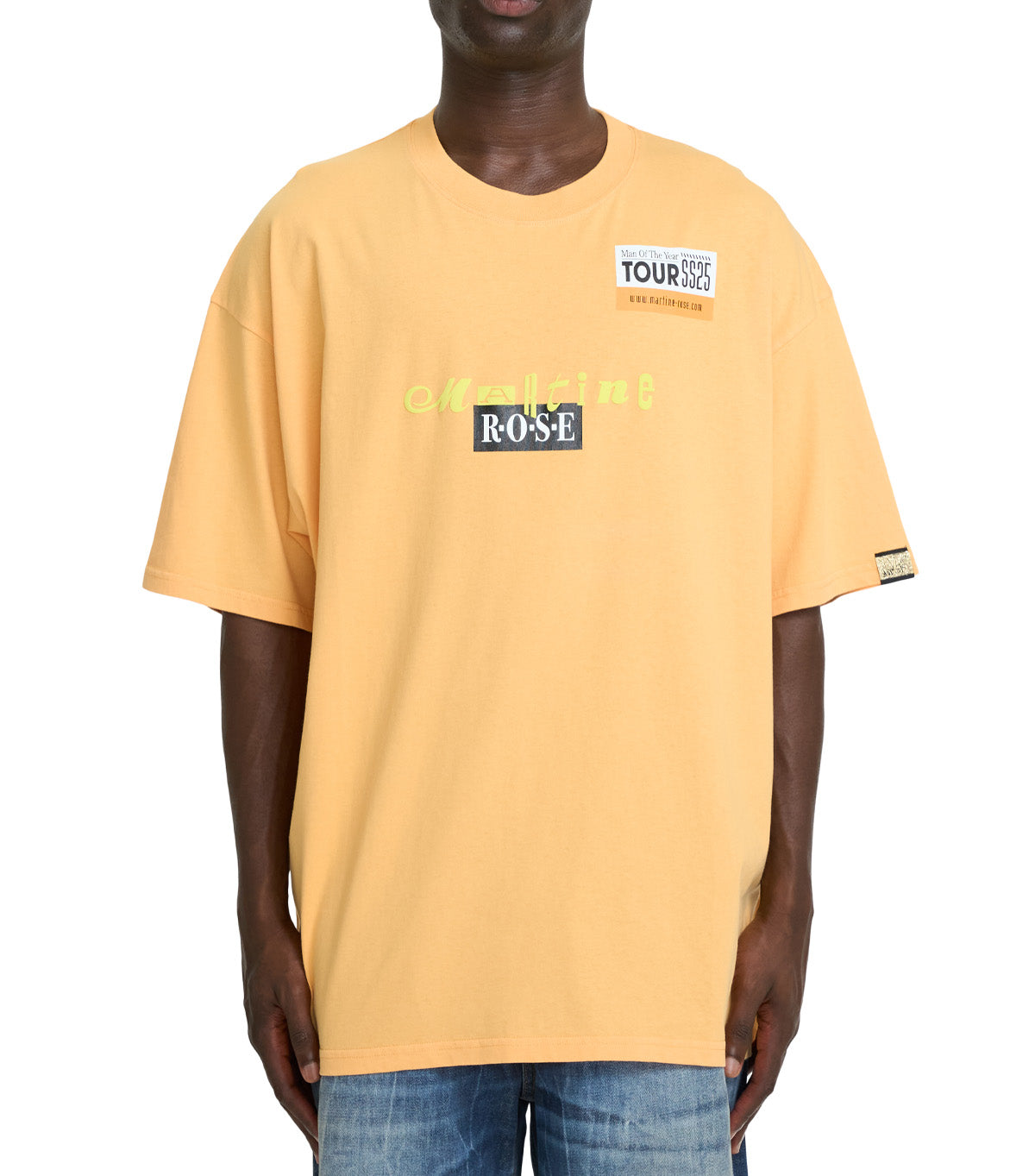 Martine Rose Short Sleeve Oversized T-Shirt Orange