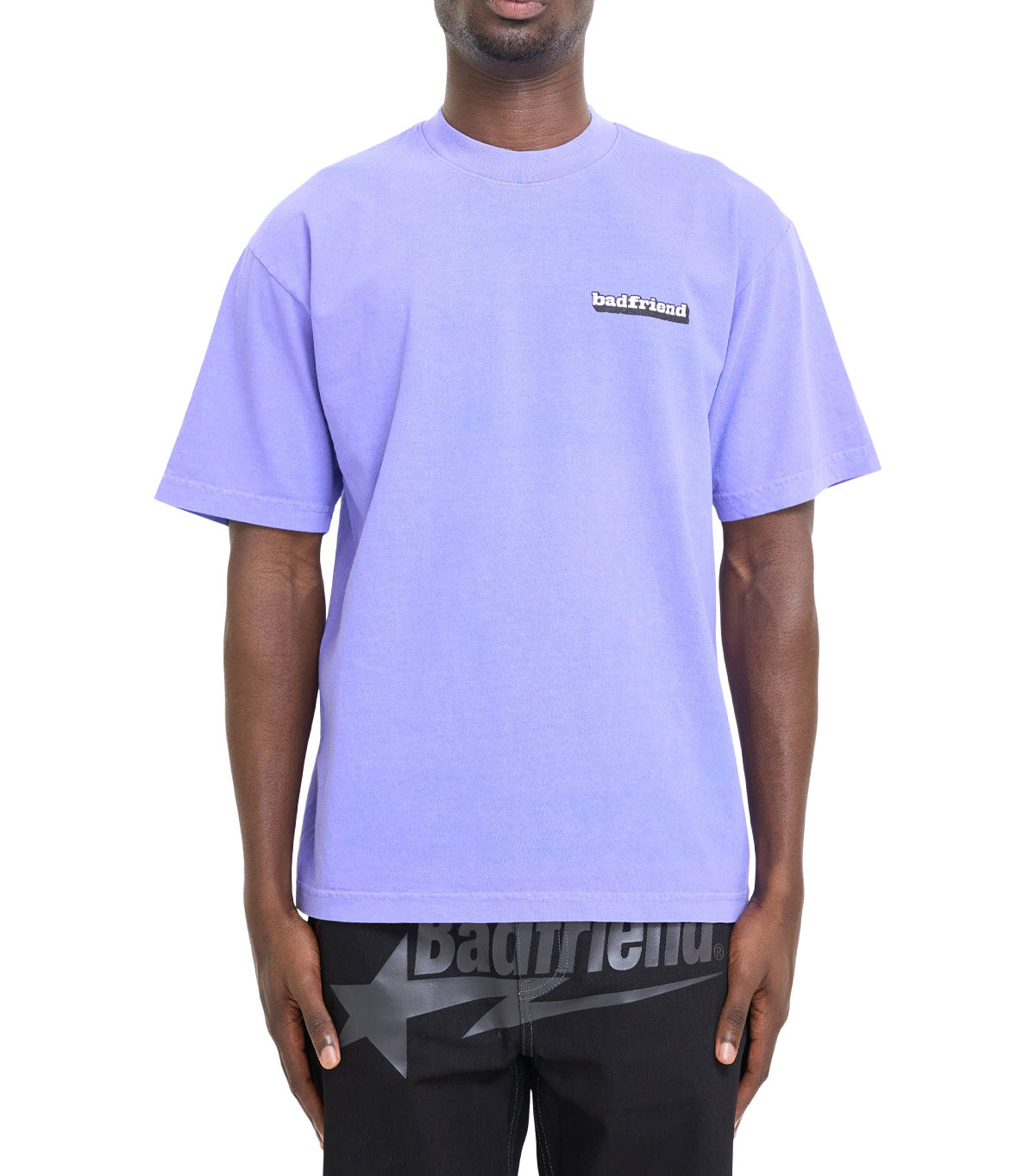 Badfriend Bar Logo T-Shirt Neon Blue