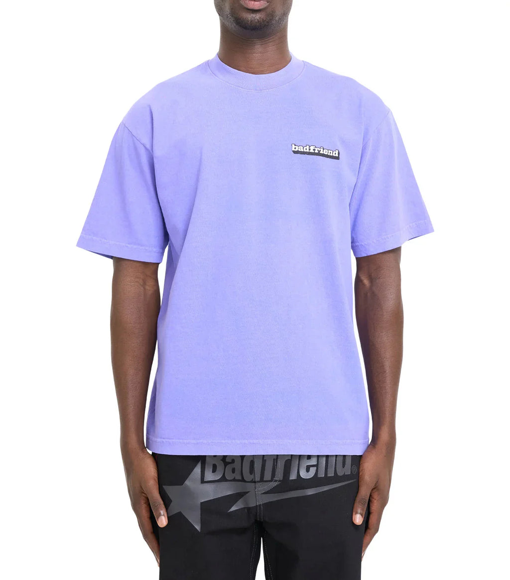 Badfriend Bar Logo T-Shirt Neon Blue