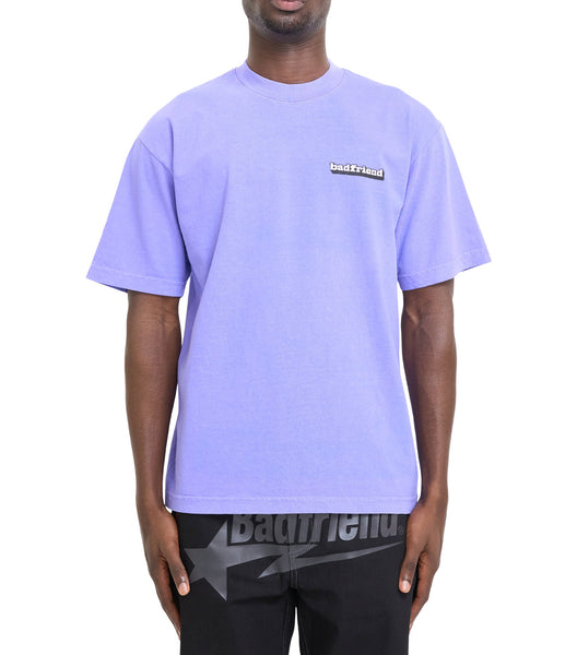 Badfriend Bar Logo T-Shirt Neon Blue