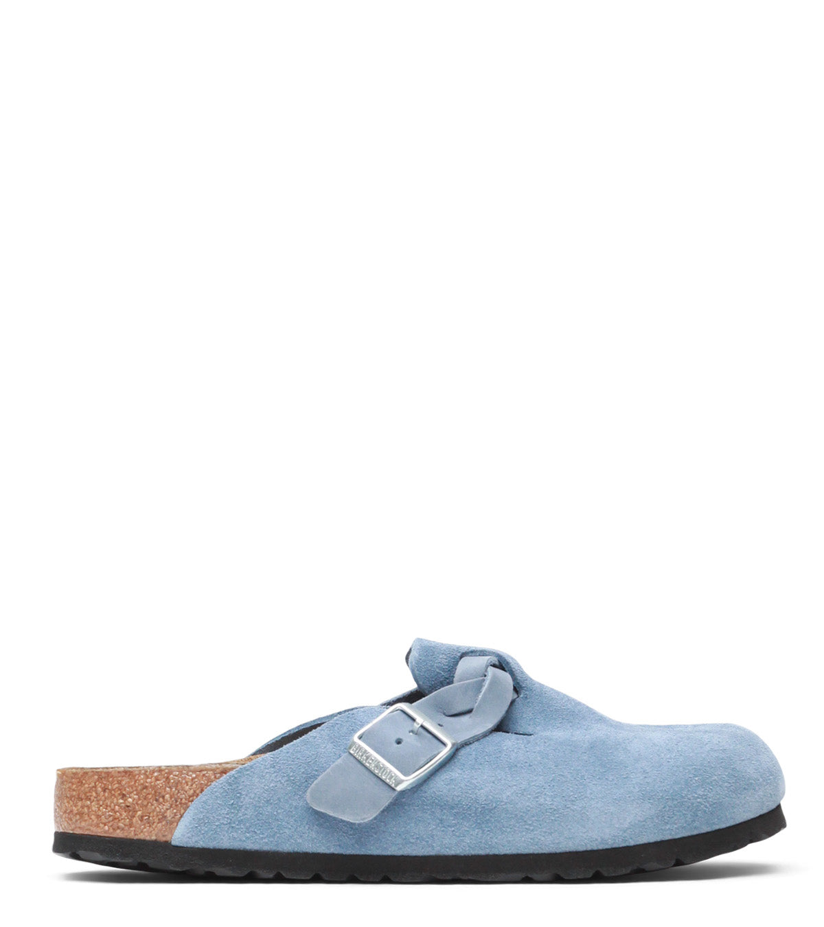 Birkenstock Boston Suede Braided Blue