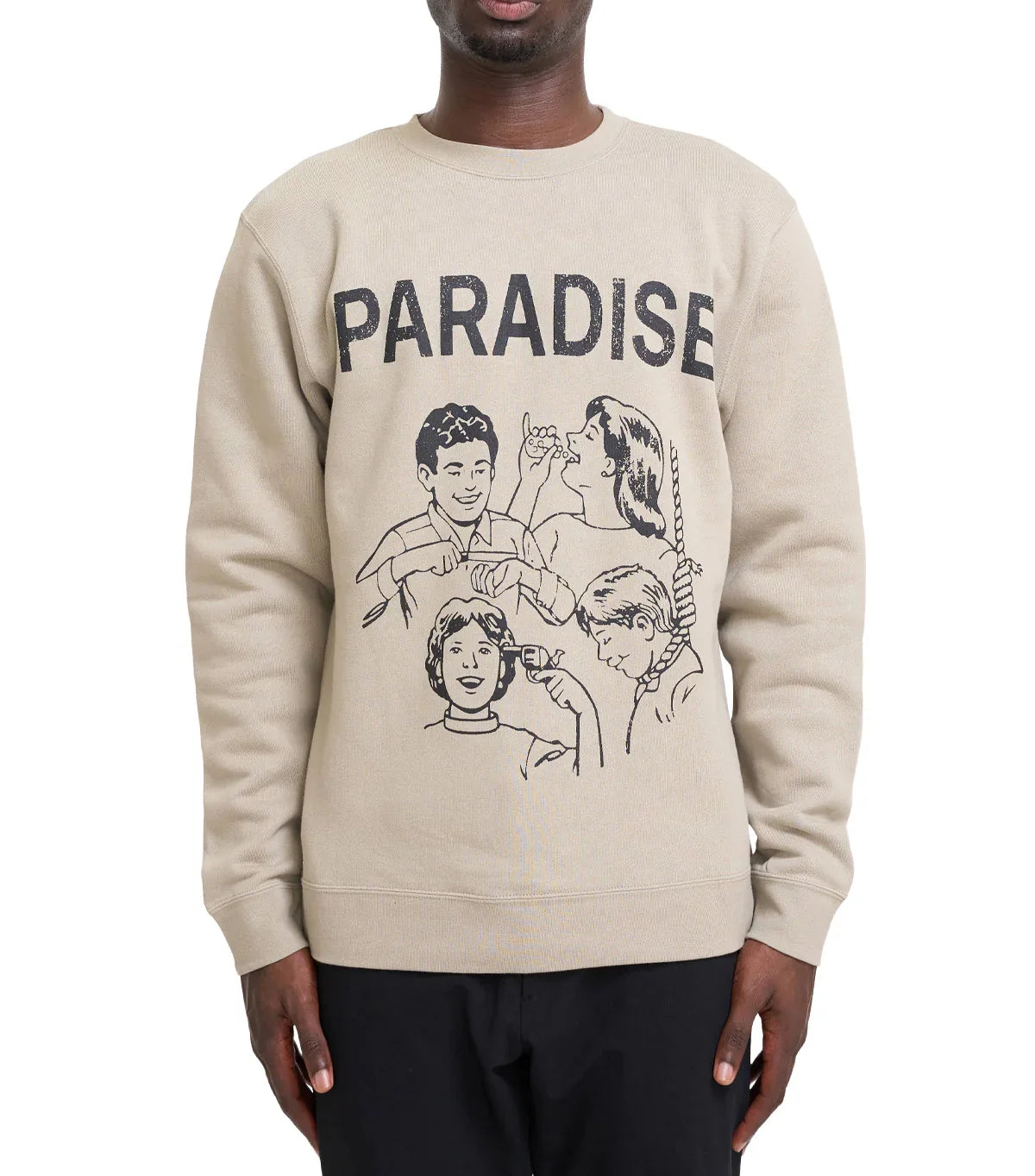 Paradise Good Times Sweatshirt Cement