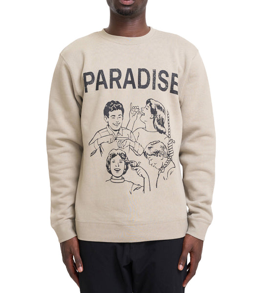 Paradise Good Times Sweatshirt Cement