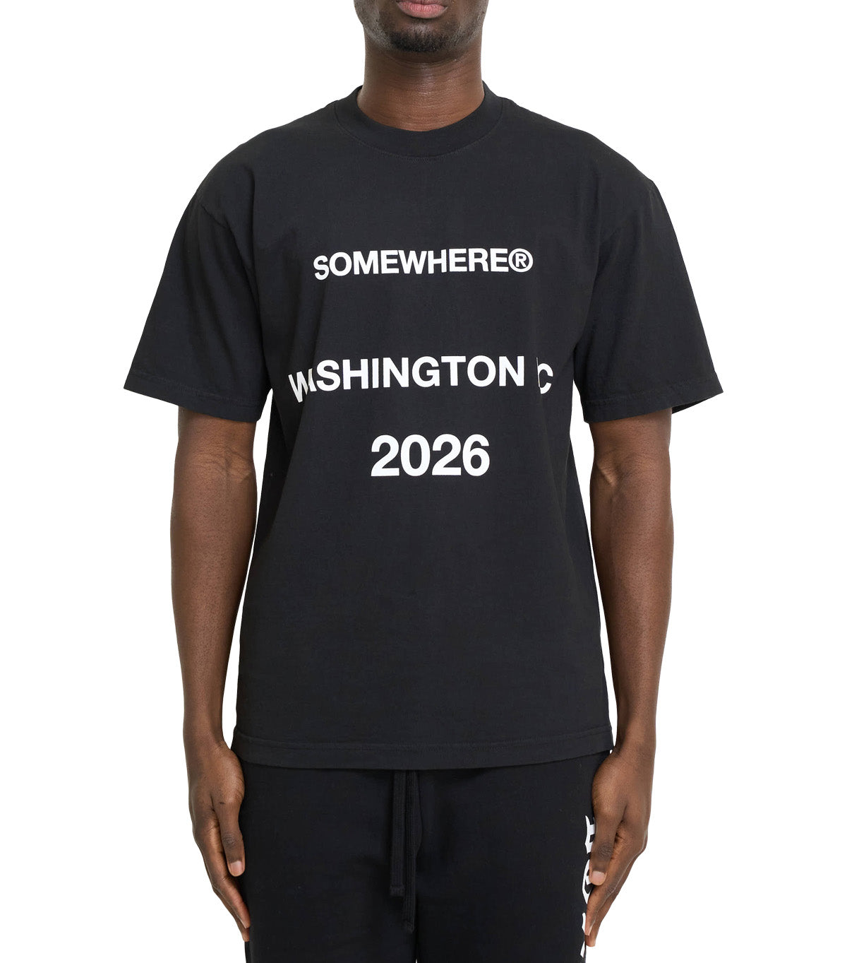 SOMEWHERE 2026 T-Shirt Black