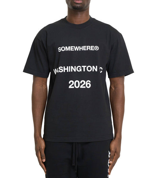 SOMEWHERE 2026 T-Shirt Black