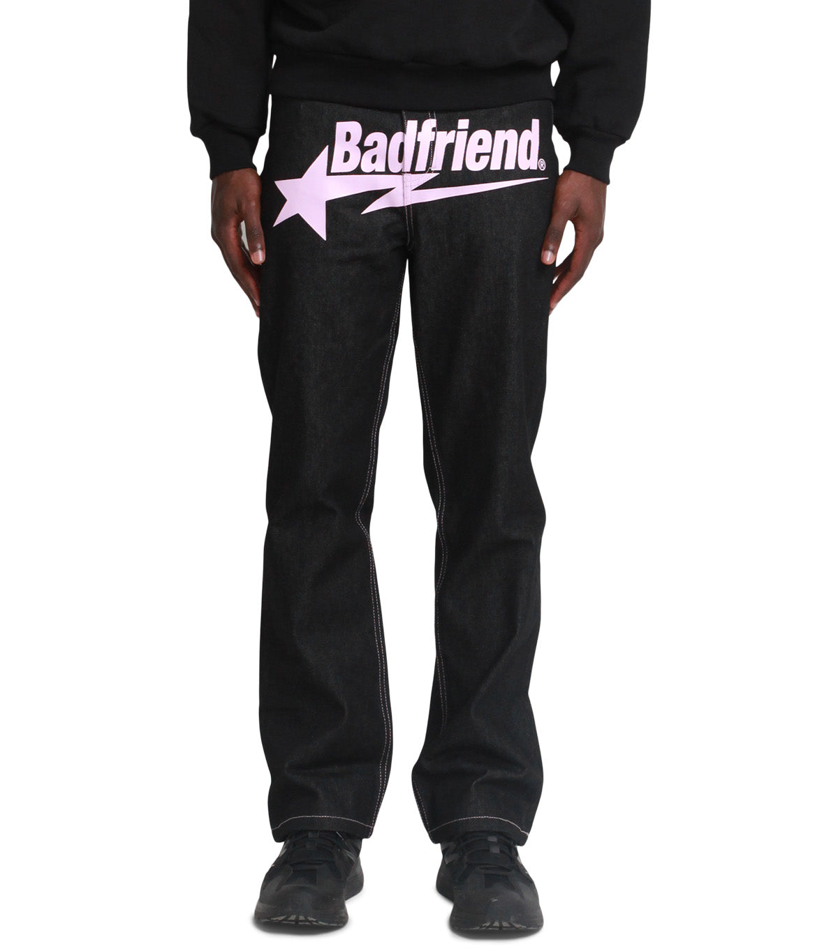 Badfriend Star Pant Black Pink