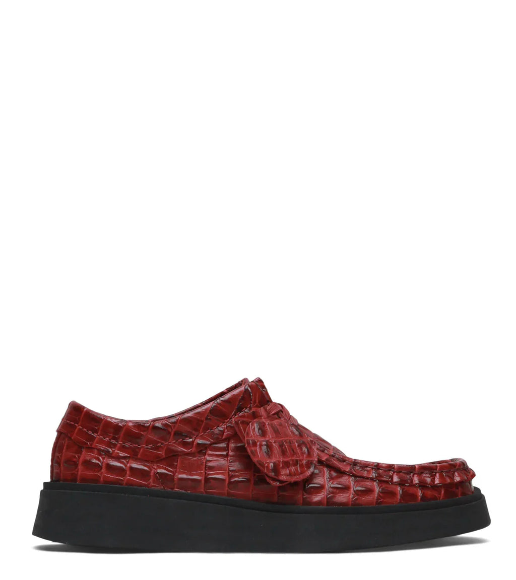Clarks x Martine Rose Cur Torview Burgundy Leather