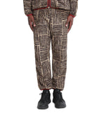 Kapital Hacksaw-Block Fleece Easy Pants Beige