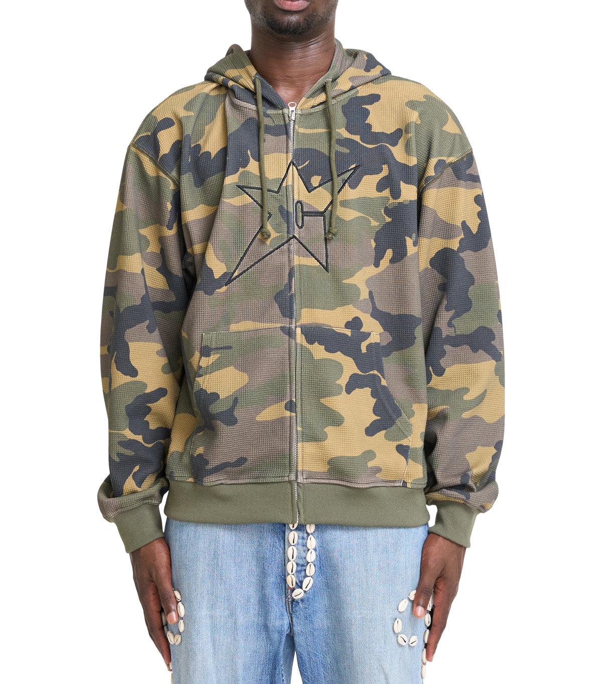 Carpet Company C-Star Thermal Zip Hoodie Camo
