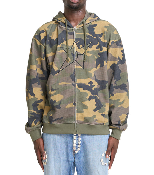 Carpet Company C-Star Thermal Zip Hoodie Camo