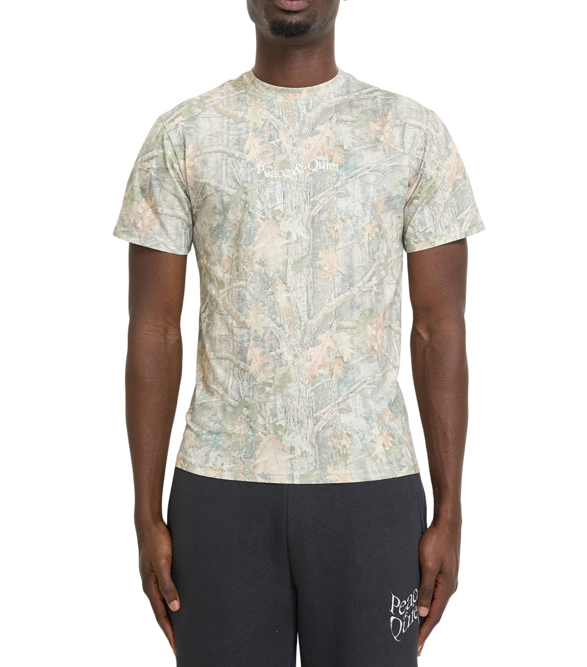 Museum of Peace & Quiet Wordmark Camo T-Shirt Camo