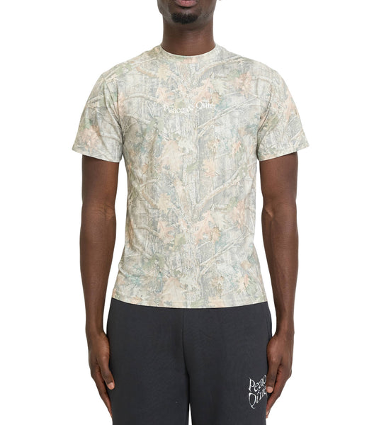 Museum of Peace & Quiet Wordmark Camo T-Shirt Camo
