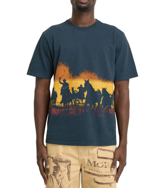 One Of These Days Velvet Morning T-Shirt Washed Black