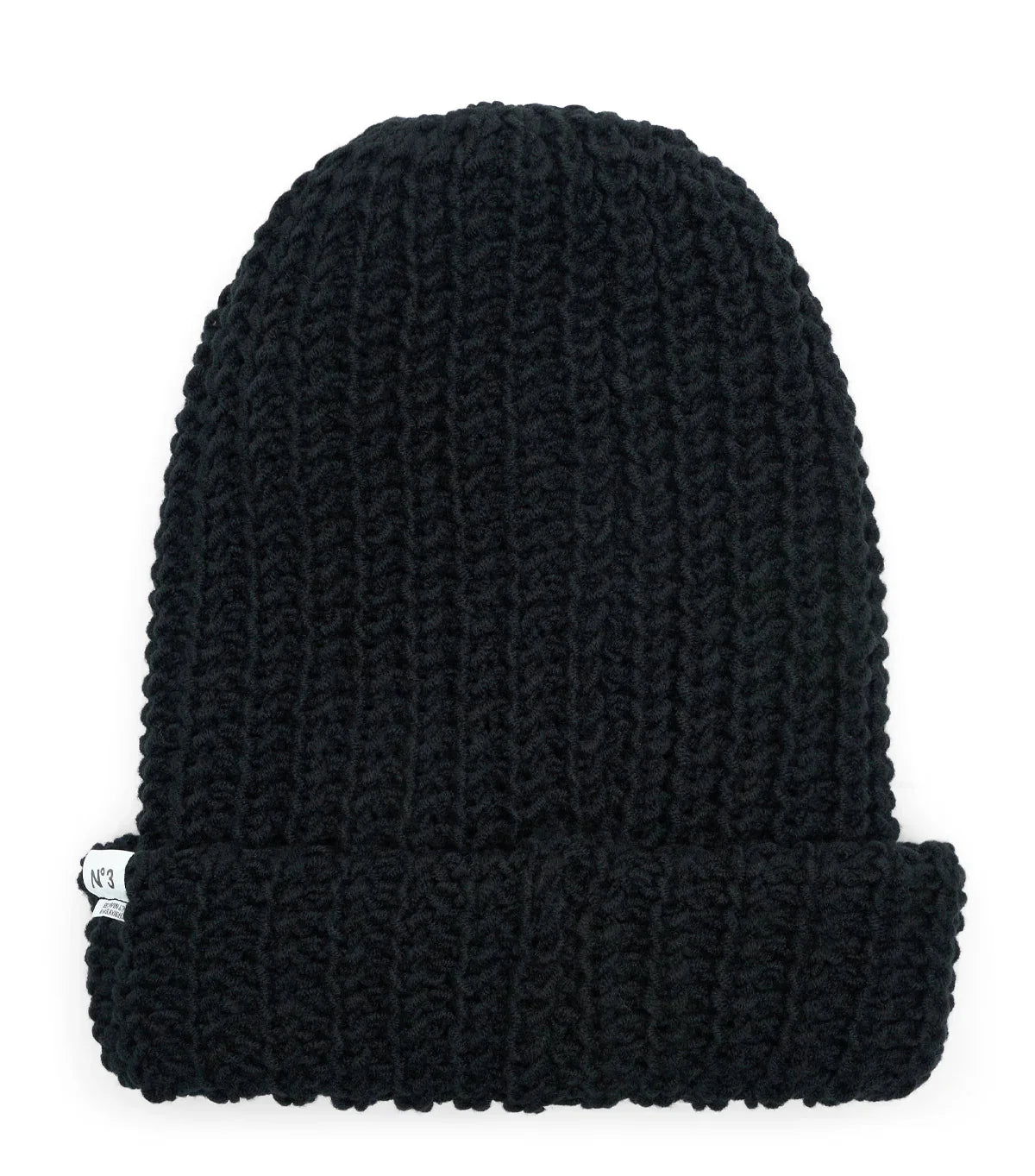 Mihara Yasuhiro Bedwin Huge Beanie Black