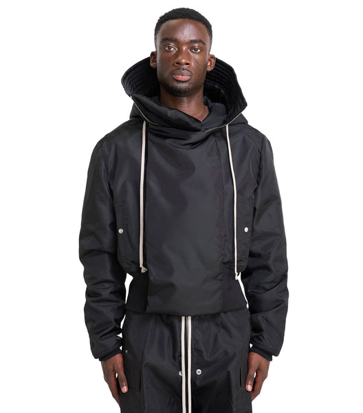 Rick Owens DRKSHDW Cropped Alice Parka Black