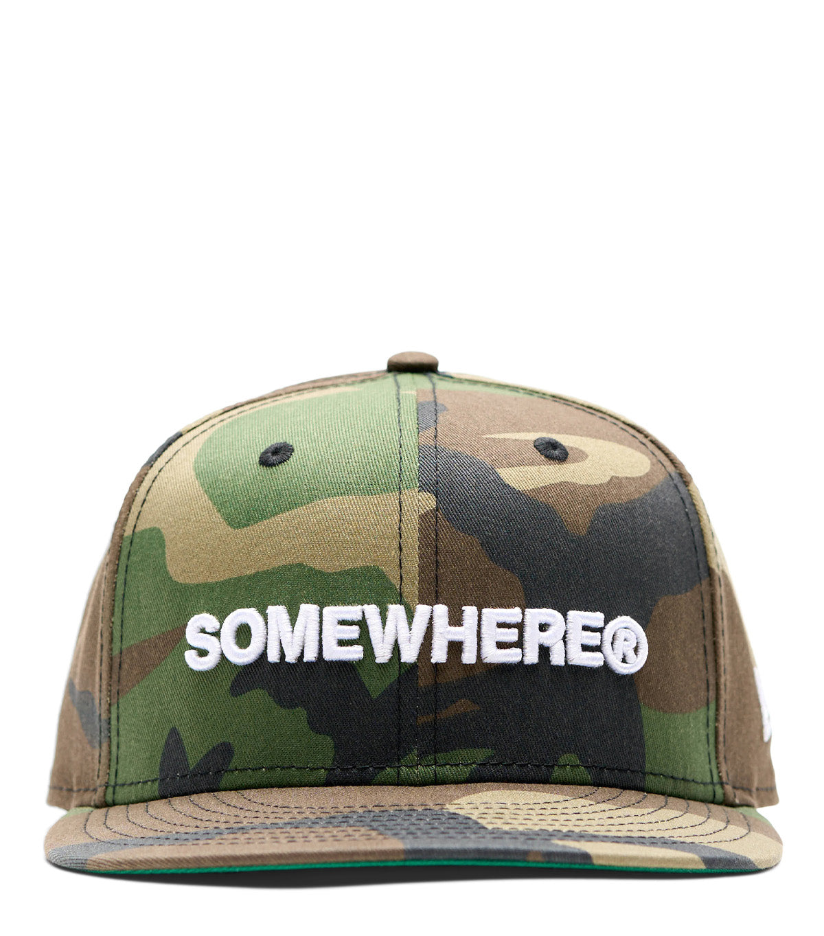 SOMEWHERE x New Era Logo Fitted Camo