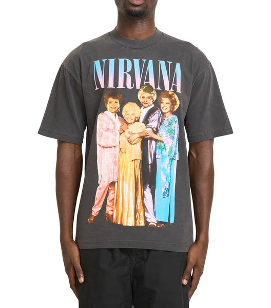 IRAK Nirvana Girl T-Shirt Off Black