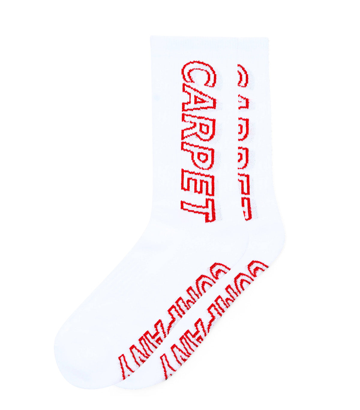 Carpet Company Misprint Socks White