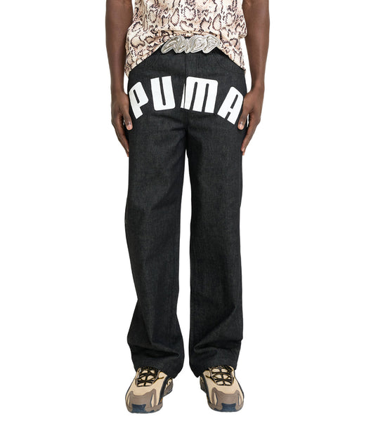 Puma x A$AP Rocky Printed Denim Pants Black