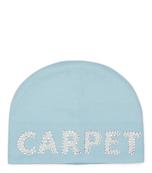 Carpet Company Rhinestone Beanie Carolina Blue