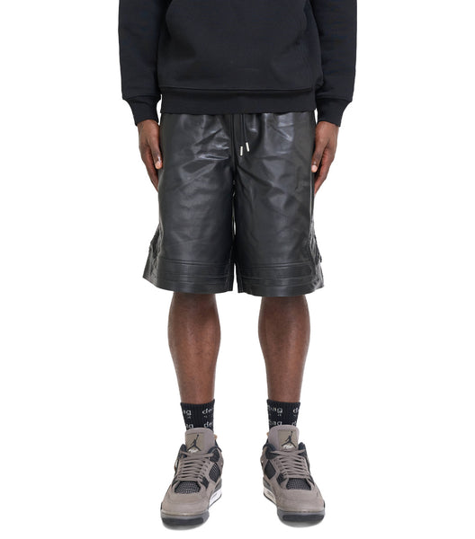 Jordan Air Jordan Vegan Leather Diamond Shorts Black