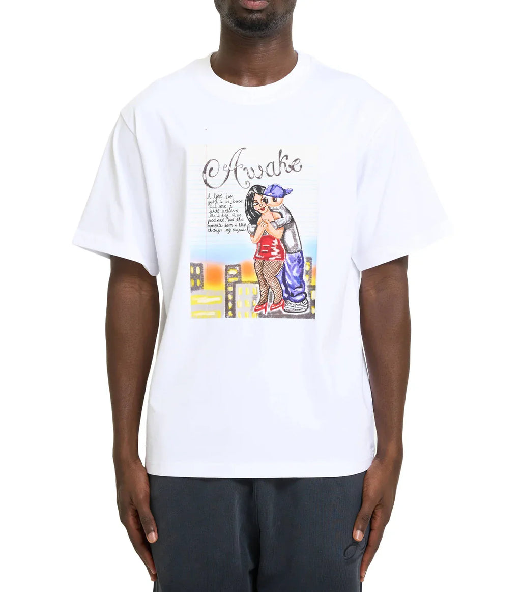 Awake NY Hug T-Shirt White