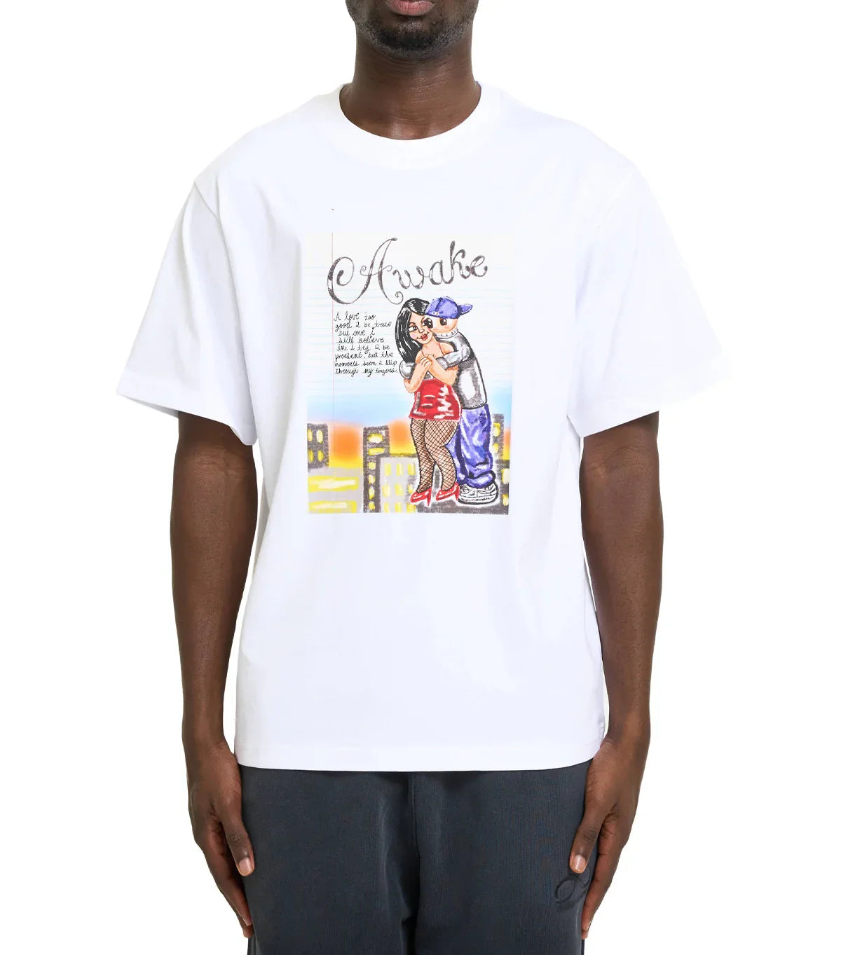 Awake NY Hug T-Shirt White