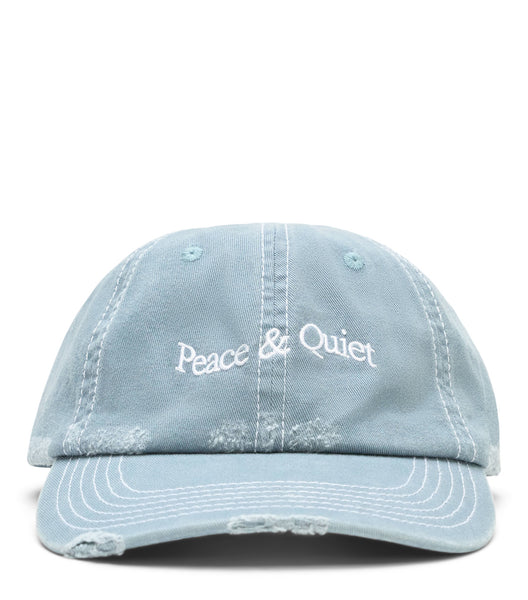 Museum of Peace & Quiet Wordmark Reverse Stitched Dad Hat Slate