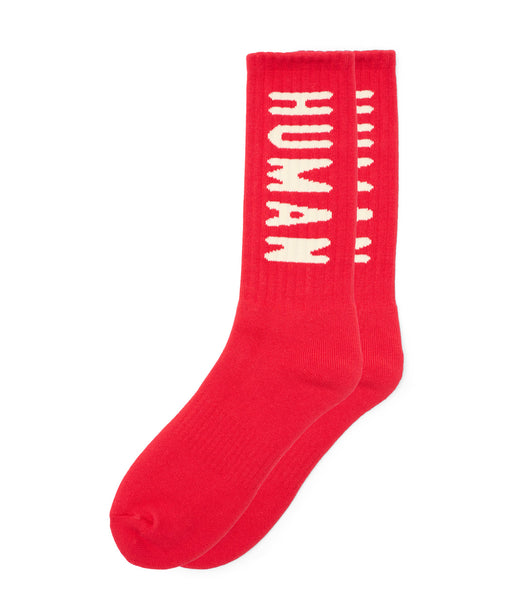 Human Made Logo Socks Red