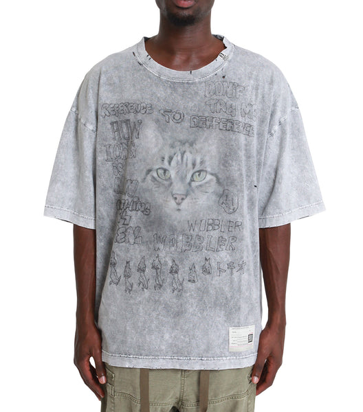 Mihara Yasuhiro Bleached Tee Gray