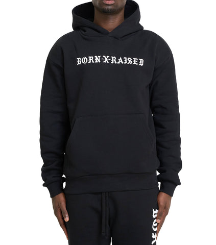Born x Raised Hoodie Black | SOMEWHERE®