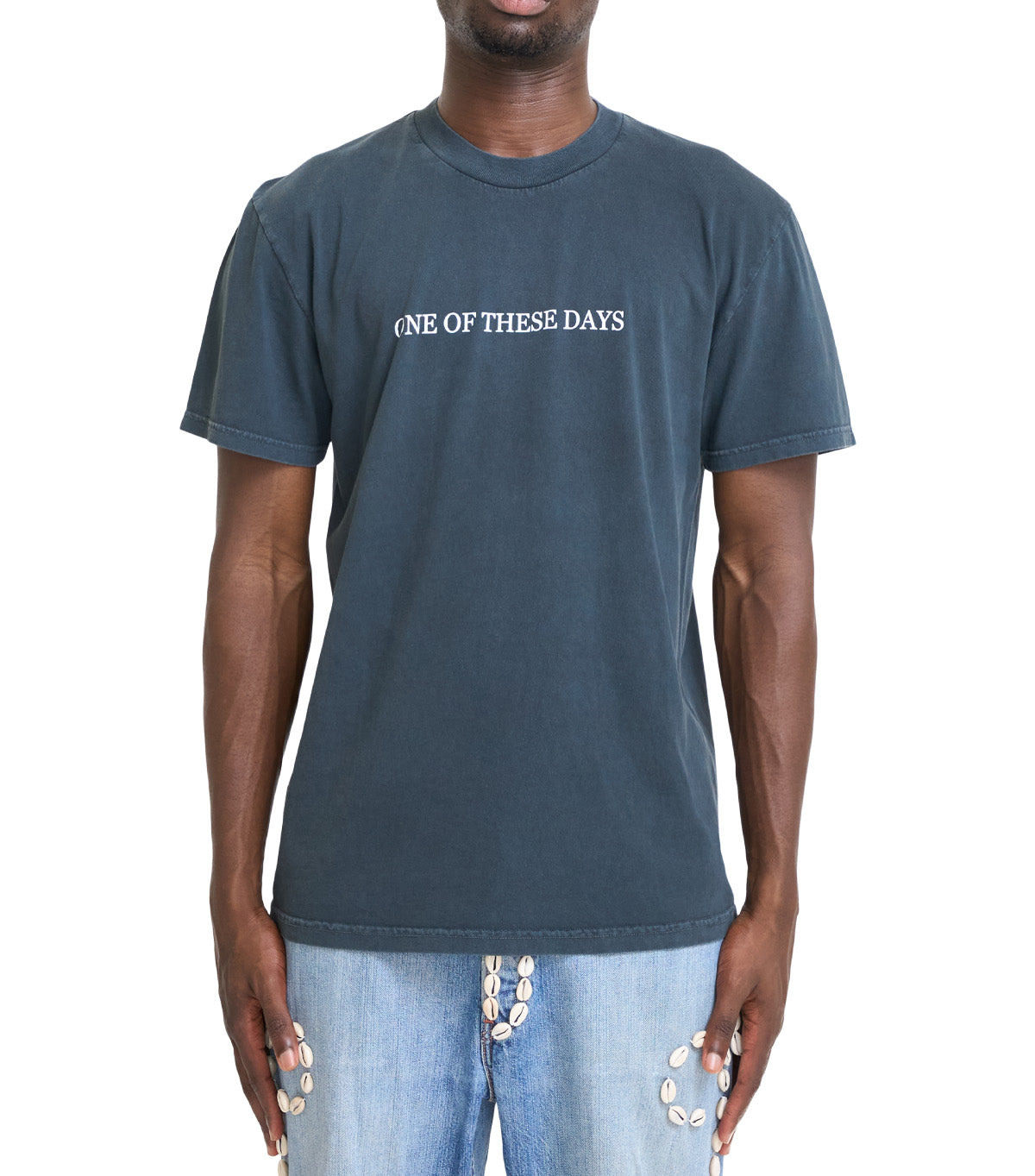 One Of These Days One Of These Days Logo Tee Black