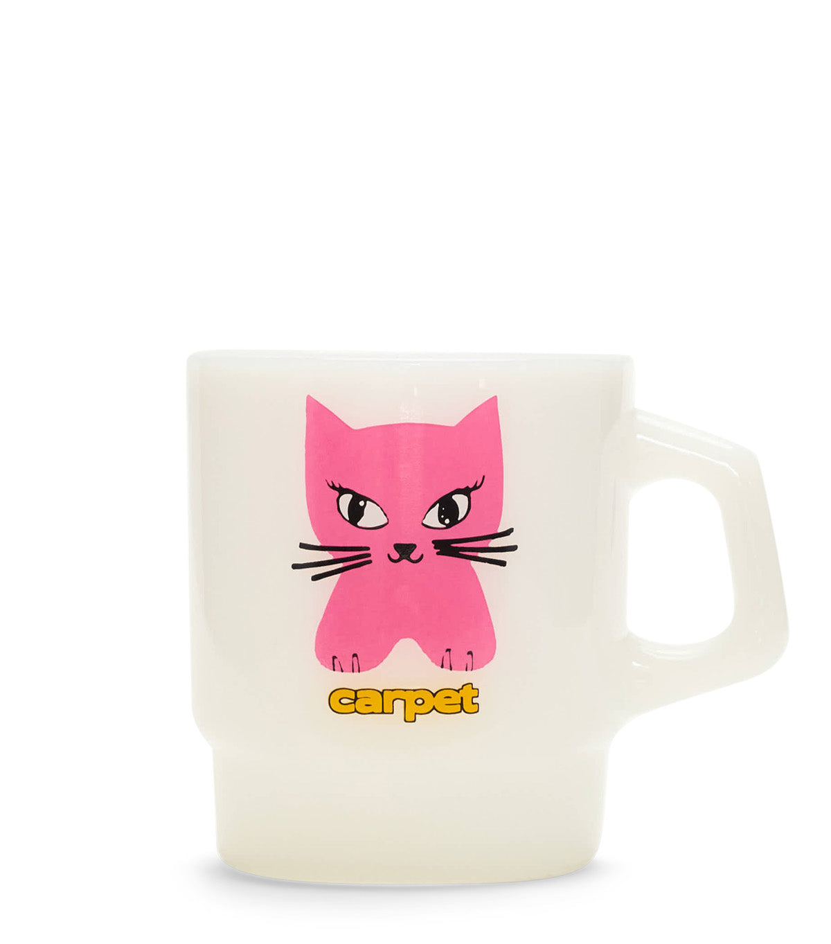 Carpet Company Milk Glass Mug