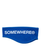 SOMEWHERE Fleece Ear Warmer Blue
