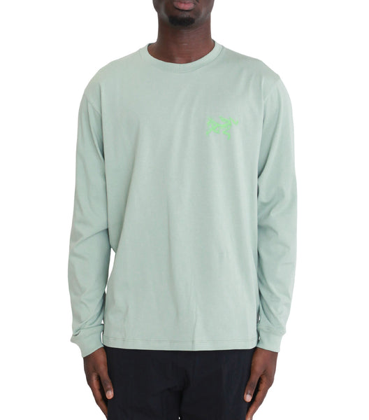 Arc'teryx Kragg Sl Cotton Bird Tile Long Sleeve Stone Green