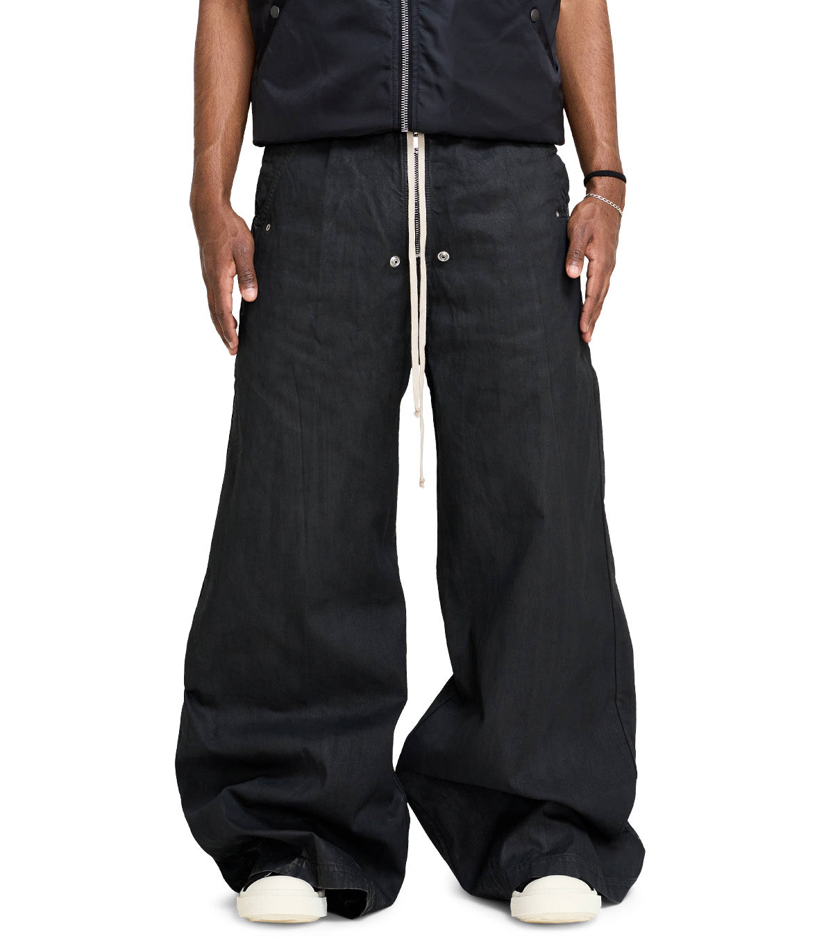 Rick Owens DRKSHDW Pantaloni In Denim Geth Belas Black