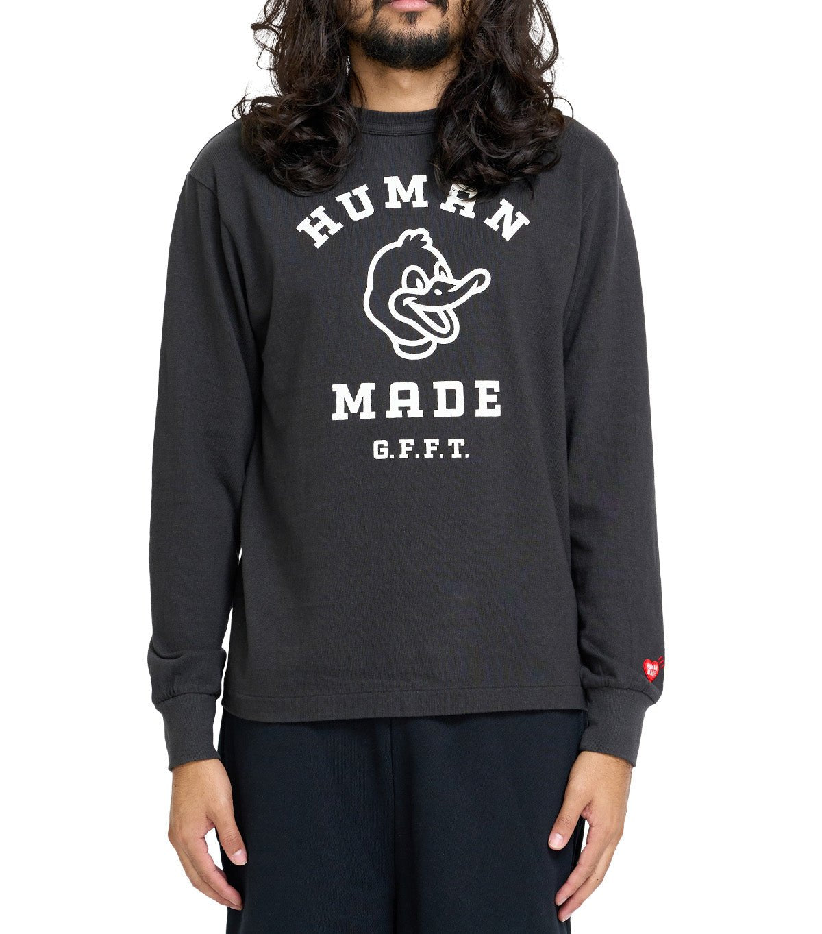 Human Made ブラック 長袖カットソー Human Made Graphic T-Shirt Duck Black – SOMEWHERE