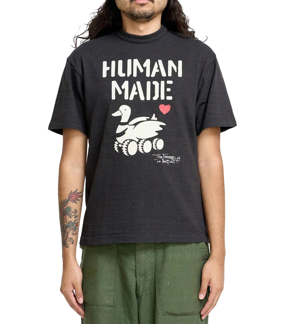 Human Made Duck Graphic T-Shirt Black