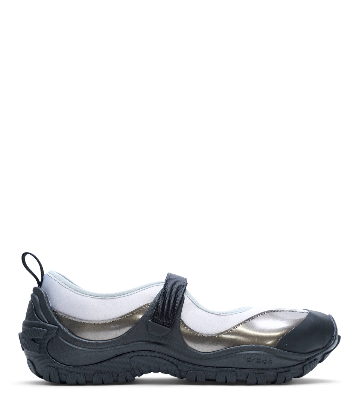 Crocs Terre Black Silver Metallic