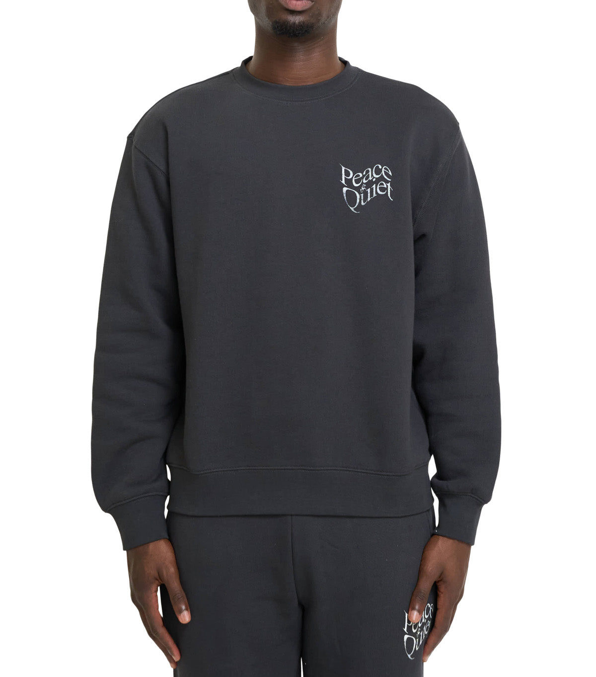 Museum of Peace & Quiet Warped Crewneck Black